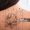 Close-up Of Laser Tattoo Removal On Woman's Back Against White Background